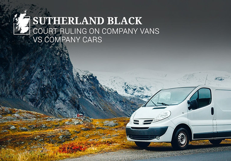court ruling on company vans vs company cars